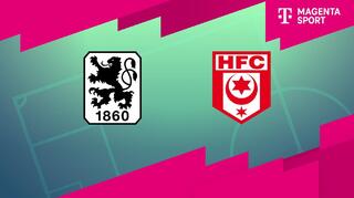 TSV 1860 München - Hallescher FC (Highlights)