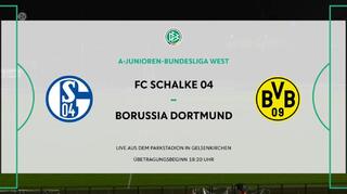 A-Junioren-Bundesliga: FC Schalke 04 - Borussia Dortmund
